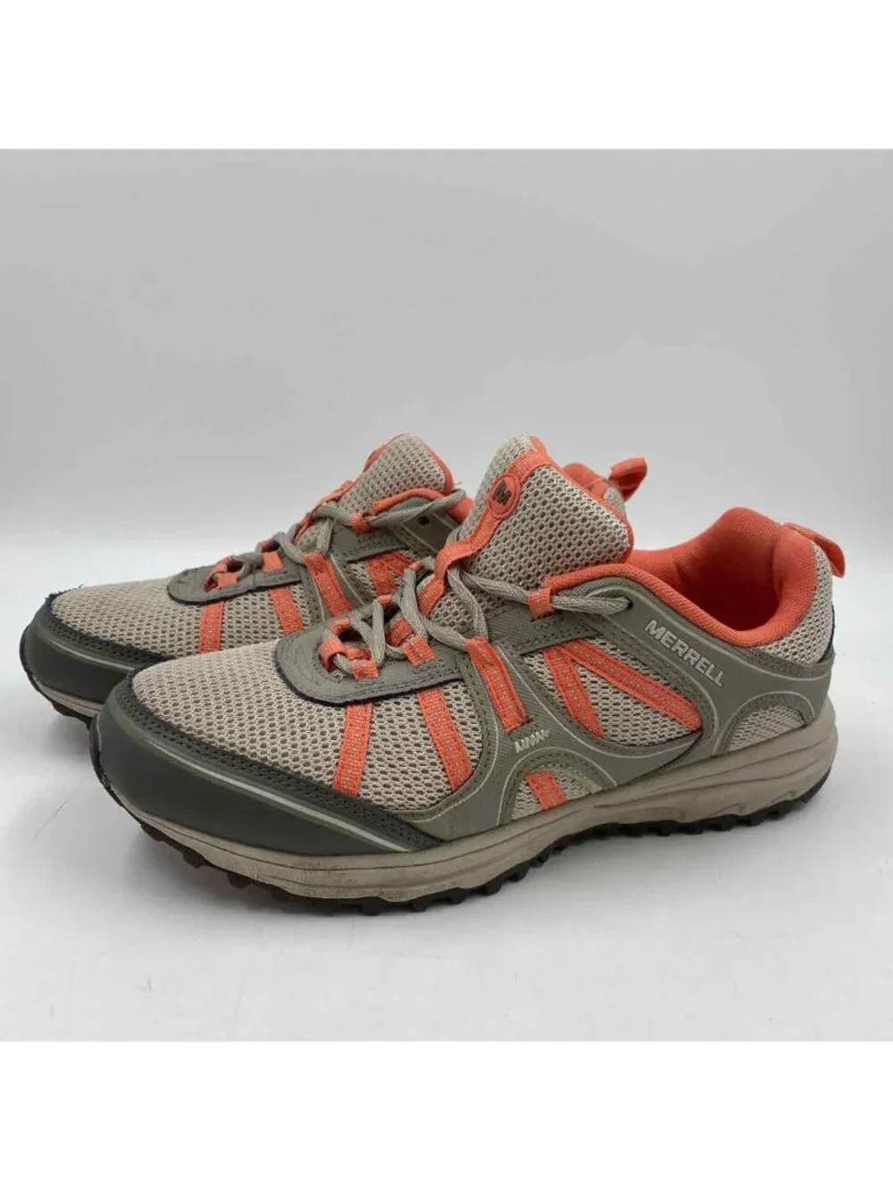 Merrell Hiking Outdoor Women's Shoe Size 9 Tan Textured Sneakers